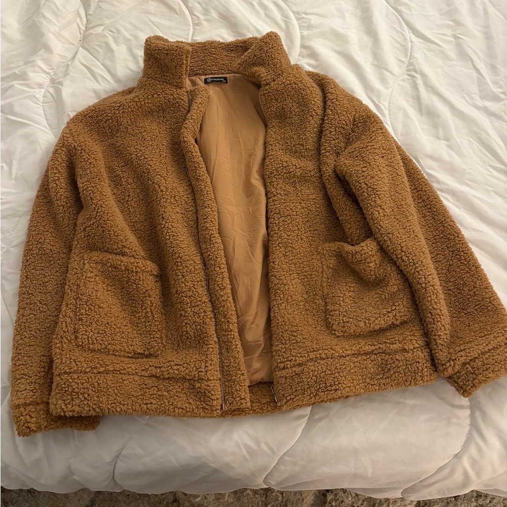 Pretty Garden Fuzzy Jacket